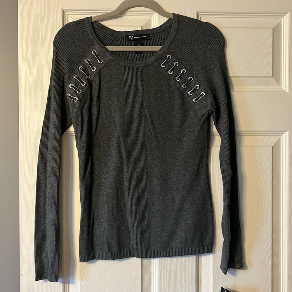 INC Heather grey shirt size Med